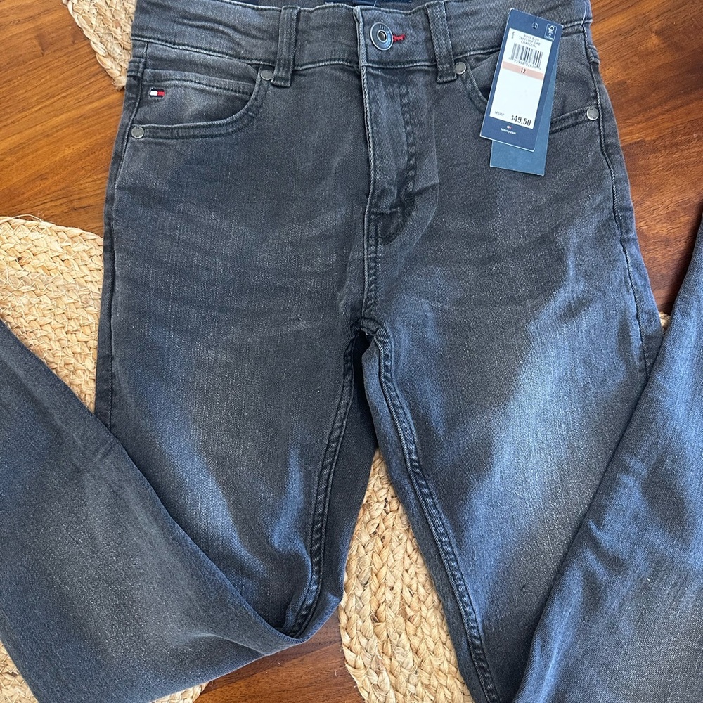 Tommy Hilfiger Boy Black Slim Jeans